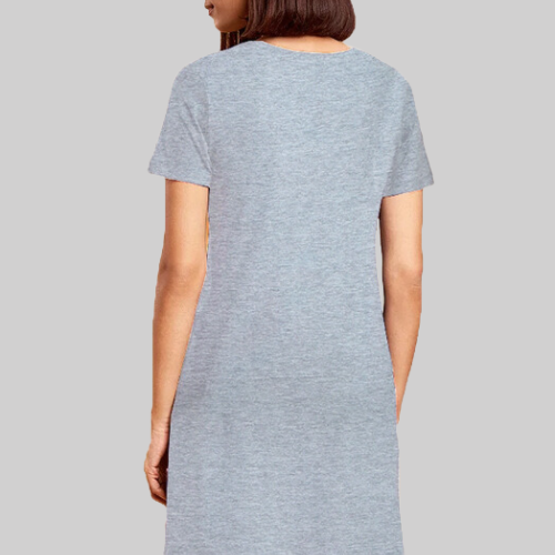 T-Shirt Dress Grey
