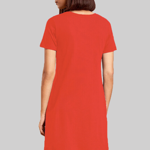 T-Shirt Dress Red