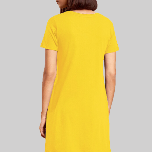 T-Shirt Dress Mustard