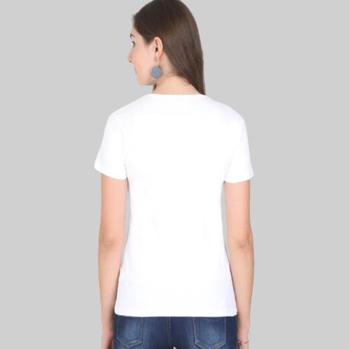 Classic White T-Shirt Half Sleeves