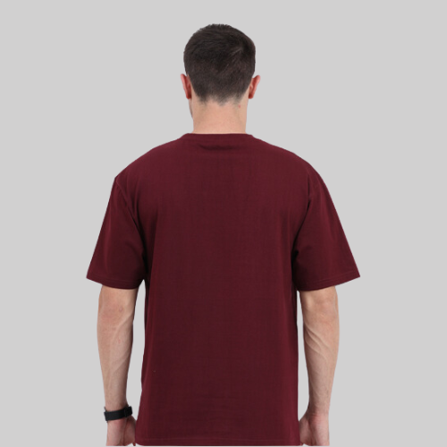 Oversized T-Shirt Maroon