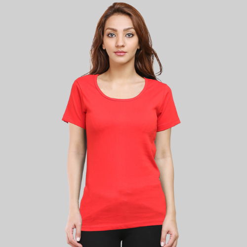Classic Red T-Shirt Half Sleeves