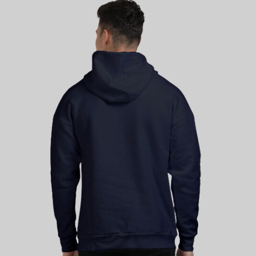 Oversized Hooded Sweatshirt Navy Blue