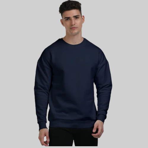 Oversized Sweatshirt Navy Blue
