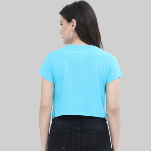 Crop Top Sky Blue