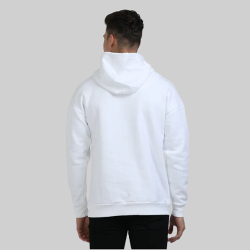 Oversized Hooded Sweatshirt White
