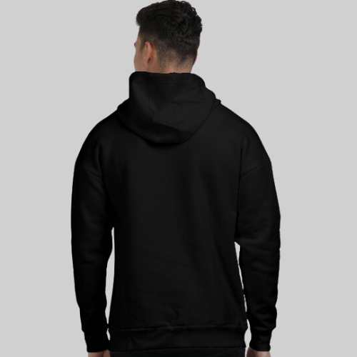 Oversized Hooded Sweatshirt Black