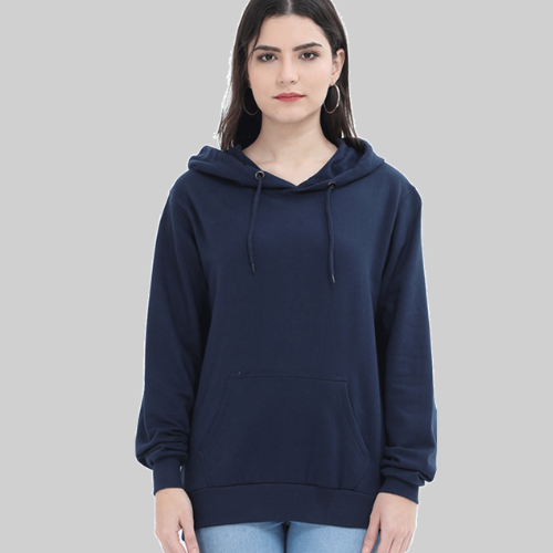 Hooded Sweatshirt Navy Blue