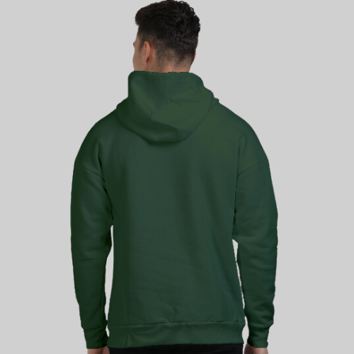 Oversized Hooded Sweatshirt Green