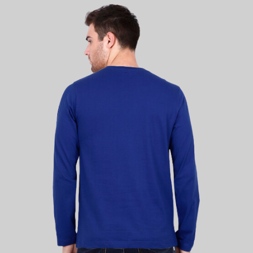 Full Sleeve Royal Blue T-Shirt