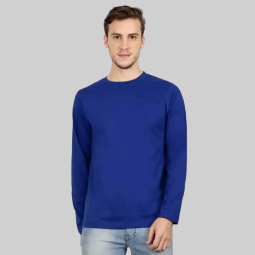 Full Sleeve Royal Blue T-Shirt