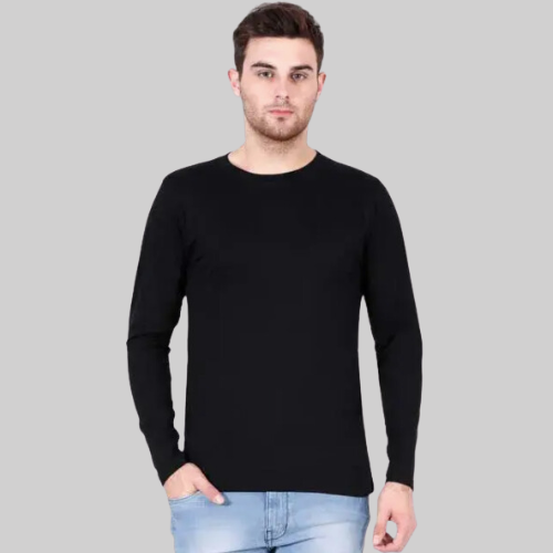 Full Sleeve Black T-Shirt