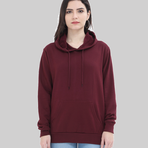Hooded Sweatshirt Maroon