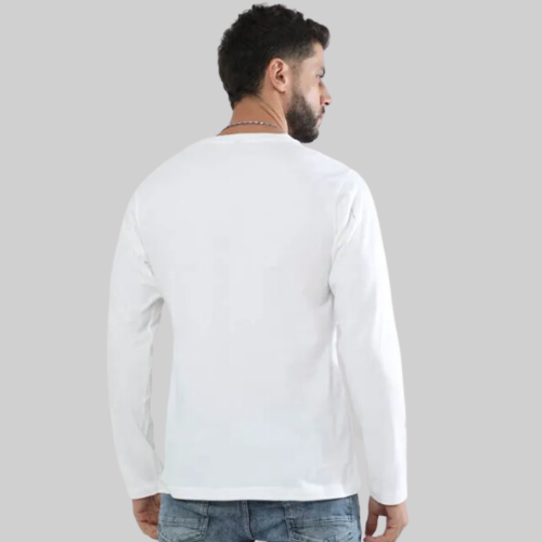 Full Sleeve White T-Shirt