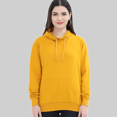 Hooded Sweatshirt Mustard