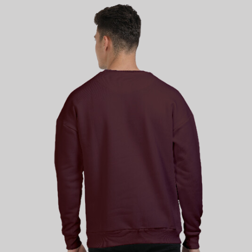 Oversized Sweatshirt Maroon