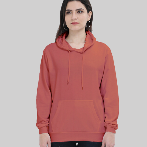 Hooded Sweatshirt Coral
