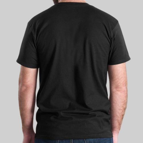 Fido Dido Printed Polyester Black T-shirt