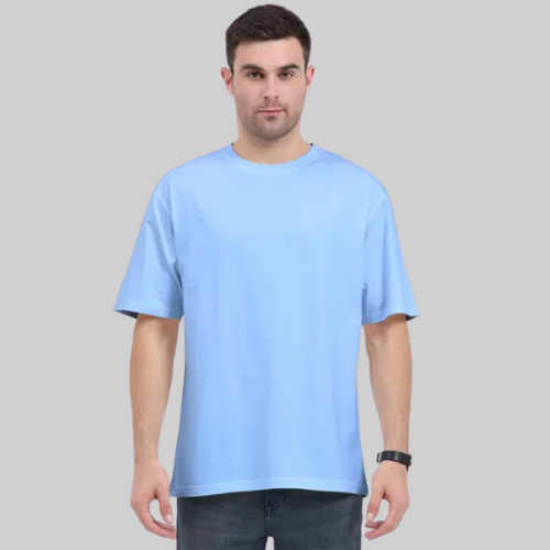 Oversized T-Shirt Sky Blue