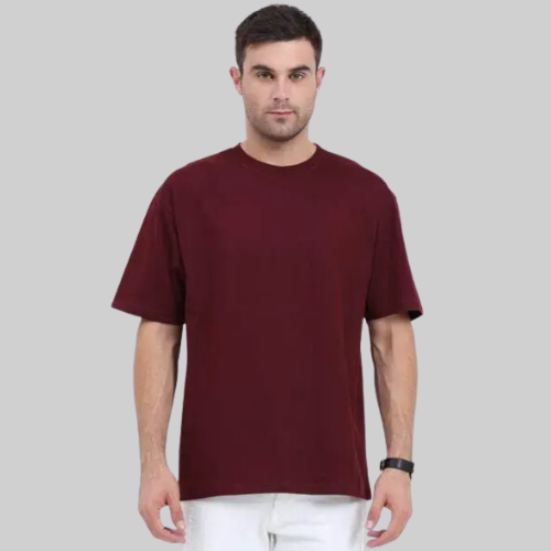 Oversized T-Shirt Maroon