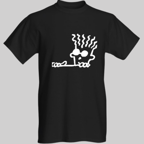 Fido Dido Printed Polyester Black T-shirt