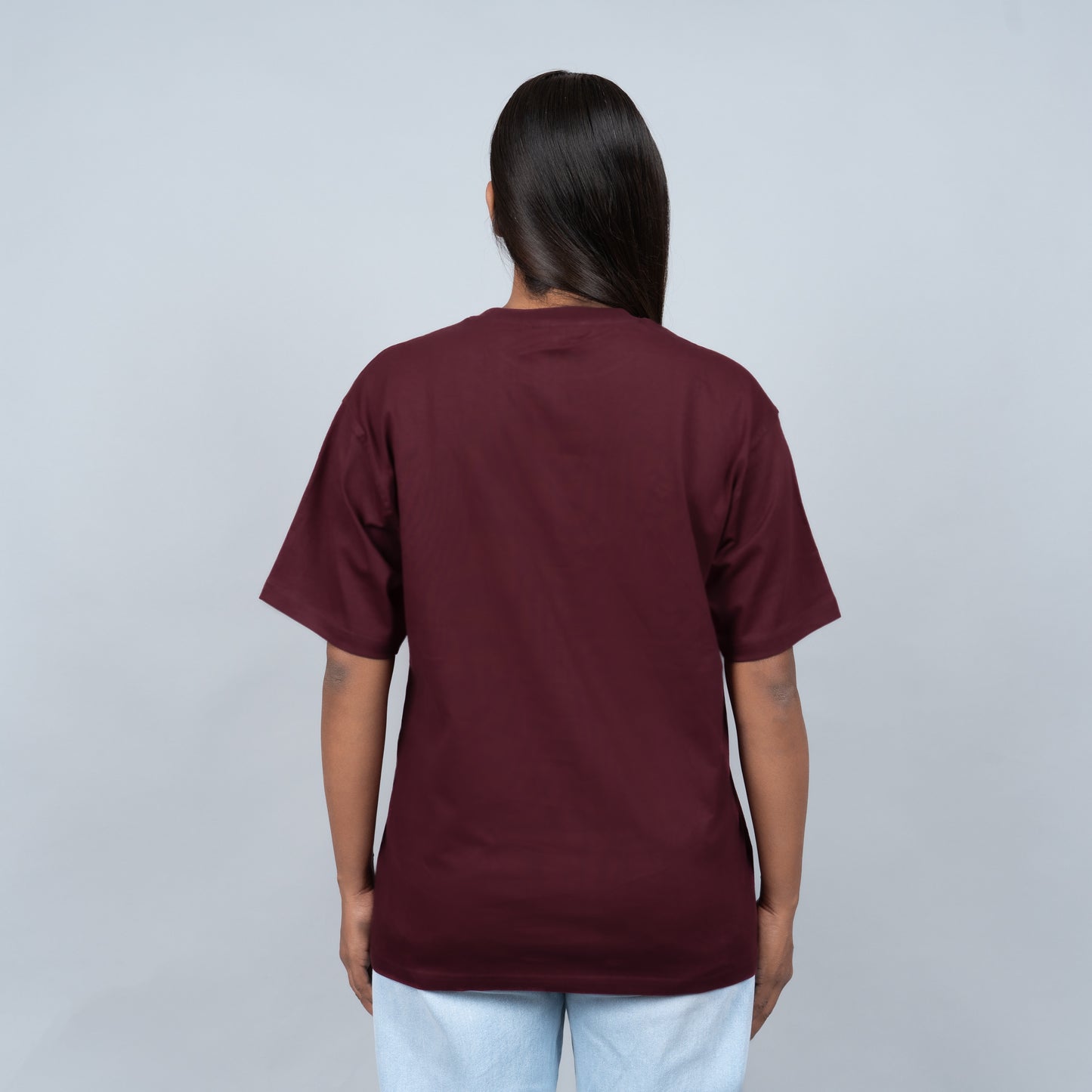 oversized T-Shirt Maroon
