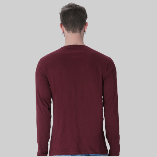Full Sleeve Maroon T-Shirt