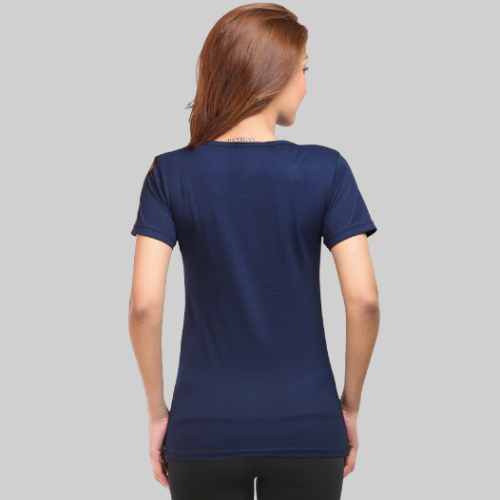 Classic Navy Blue T-Shirt Half Sleeves