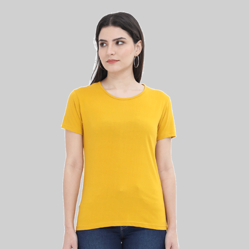 Classic Yellow T-Shirt Half Sleeves