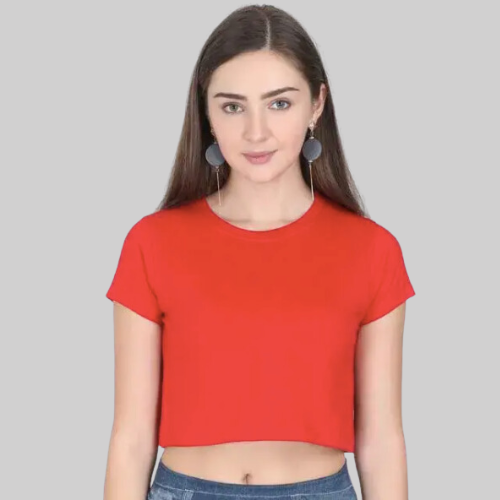 Crop Top Red