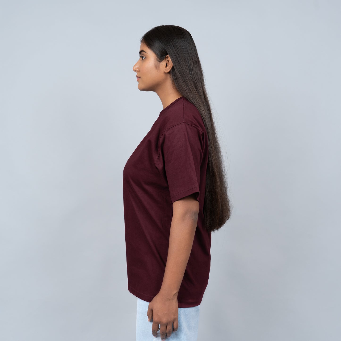 oversized T-Shirt Maroon