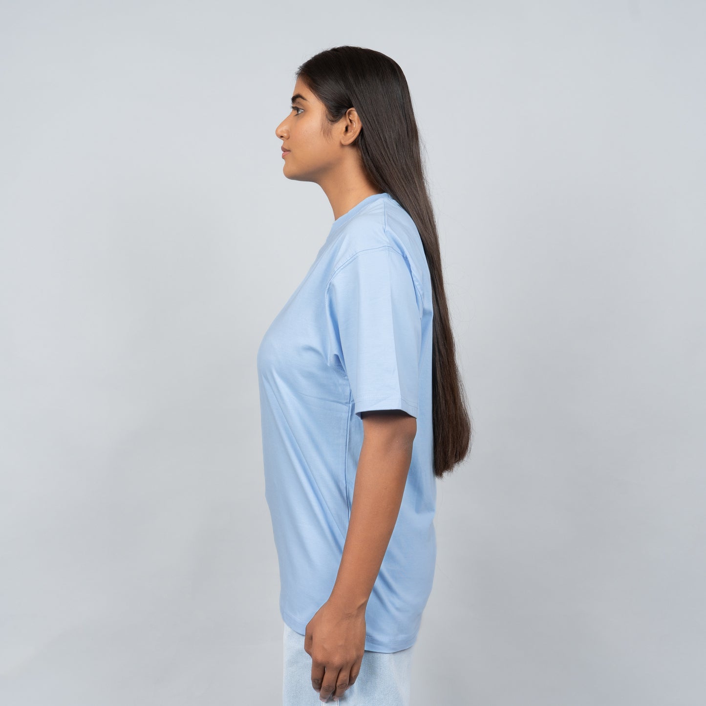 oversized T-Shirt Sky Blue